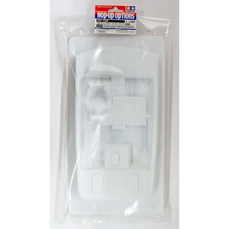 Tamiya 54298 (OP1298) Touring Car Cockpit Set (Left-Hand Drive)