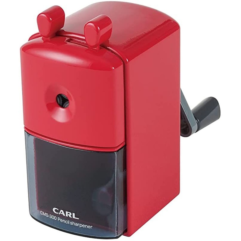 CARL Desktop Pencil Sharpener Red