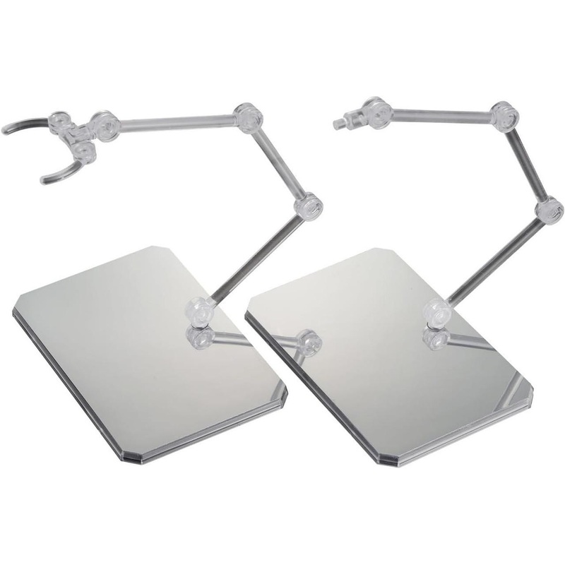 Bandai Action Base 6 Clear Color Mirror Display (2 Stands)