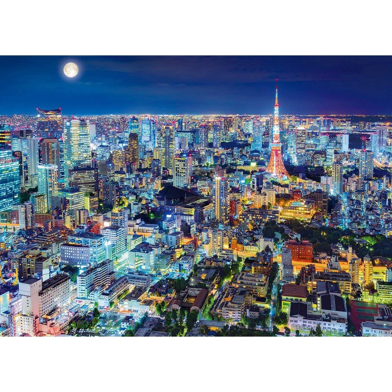 Epoch Jigsaw Puzzle 54-018 Twinkling Tokyo Night (2000 S-Pieces)