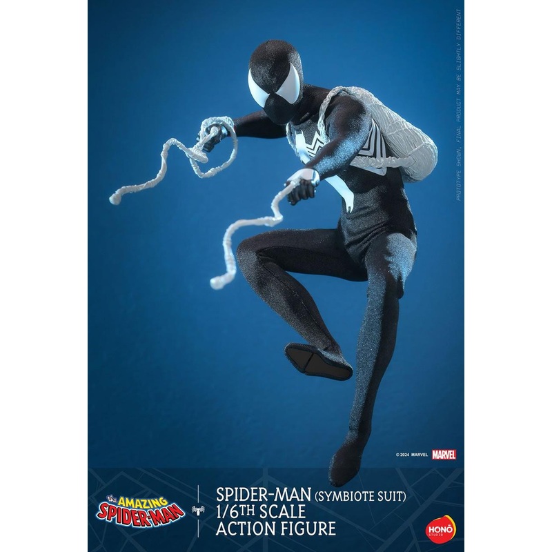 Hot Toys Hono Studio – 1/6 Scale Fully Poseable Figure: Marvel Comics – Spider-Man (Symbiote Suit)