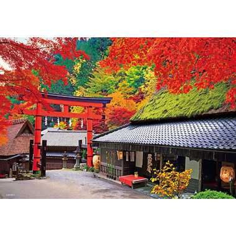 Beverly 300-108 Jigsaw Puzzle Kyochaya Dyed in Autumn (300 Pieces)