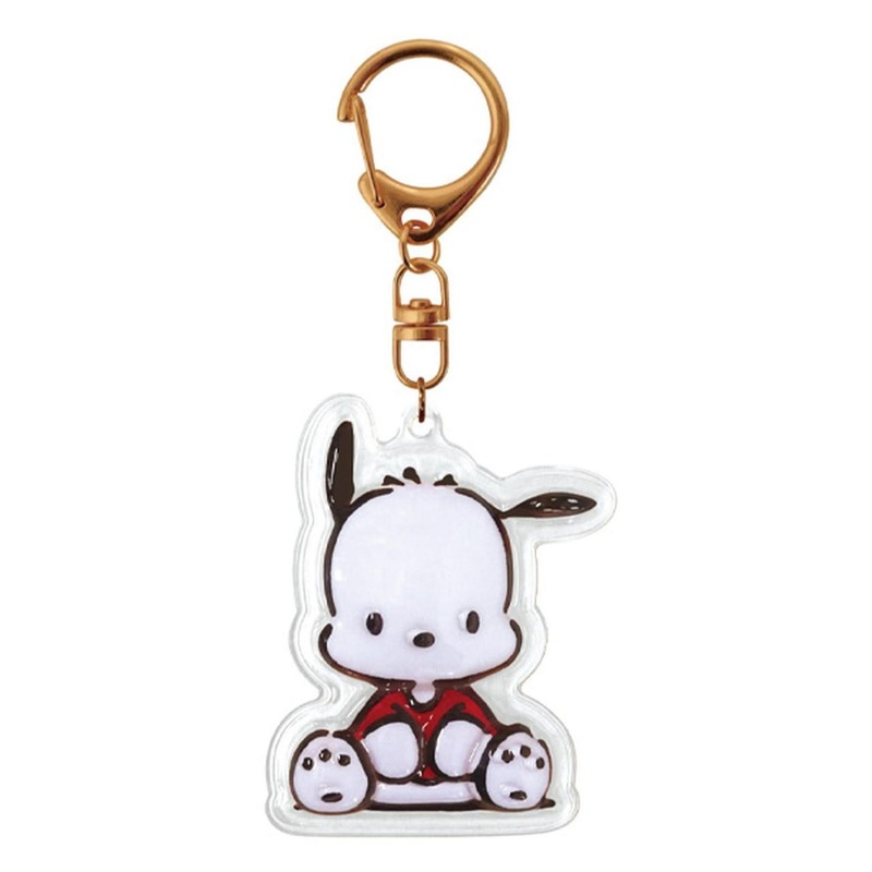 Kcompany Sanrio Characters Plump Keychain Pochacco