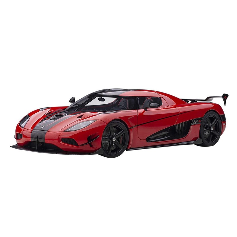 AUTOArt 1/18 Koenigsegg Agera RS (Red/Carbon Black) Finished Model