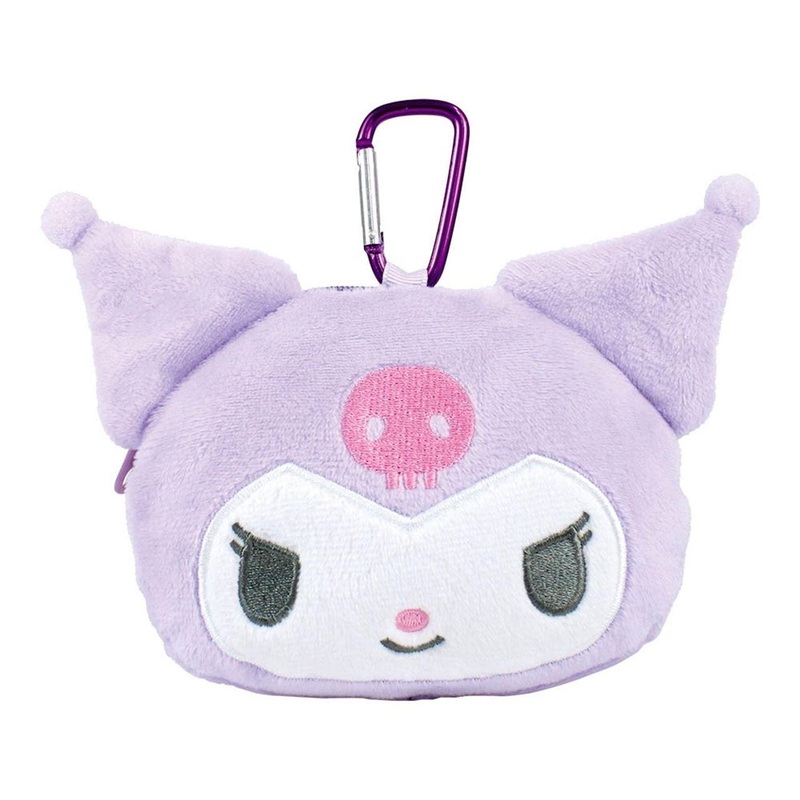 T’s Factory Sanrio Plush Zipper Mascot with Carabinert Kuromi