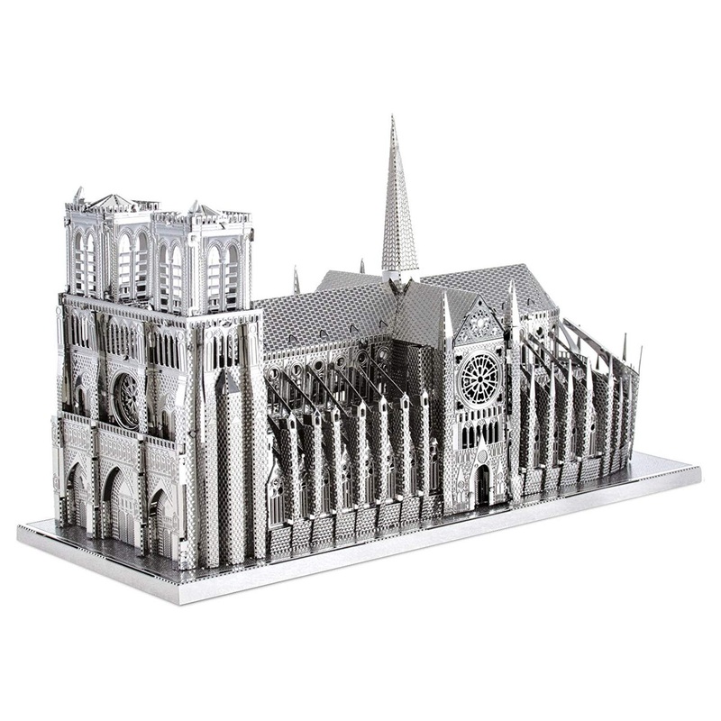Tenyo Metallic Nano Puzzle Premium Series Notre Dame Cathedral