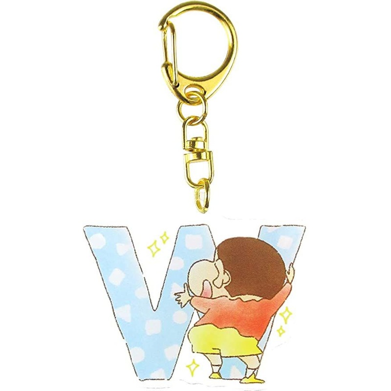 T’s Factory Crayon Shin-chan Initial Acrylic Keychain W
