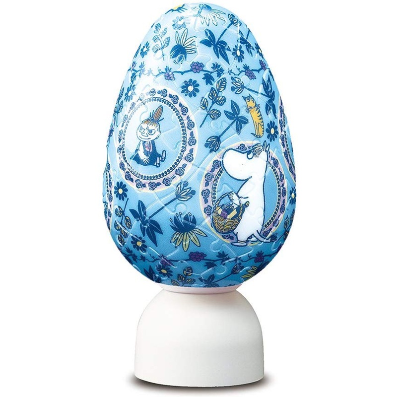 Yanoman 3D LED Egg Lantern Puzzle 2202-18 Moomins Blooming Maze (80 Pieces)