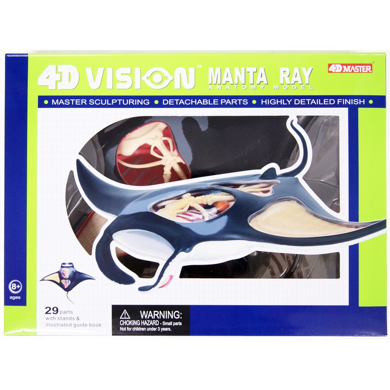 Aoshima 05481 4D Vision No.30 Manta Ray Anatomy Model Non-scale Kit