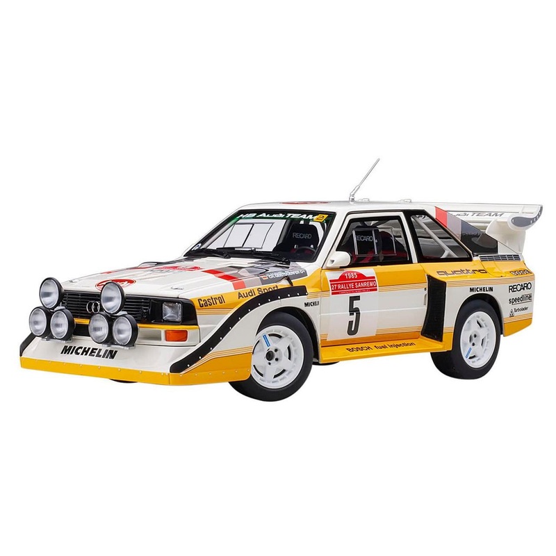AUTOArt 1/18 Audi Sport Quattro S1 WRC ’85 #5 (Rohl/Geistdorfer) Sanremo Winner Finished Model