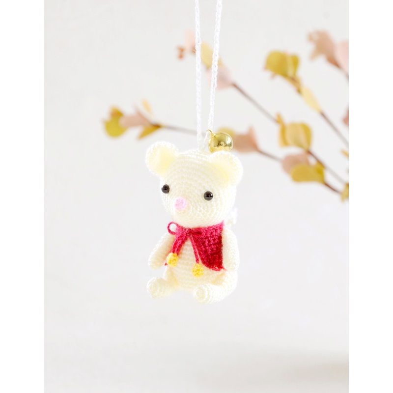 Hamanaka  H301-536 Crochet Doll Kit Happy Mouse