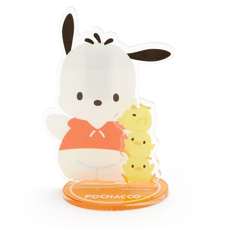 Sanrio Acrylic Stand with Clip Pochacco