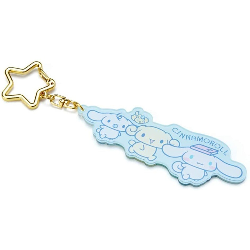 Sanrio Acrylic Keychain Cinnamoroll with Friends