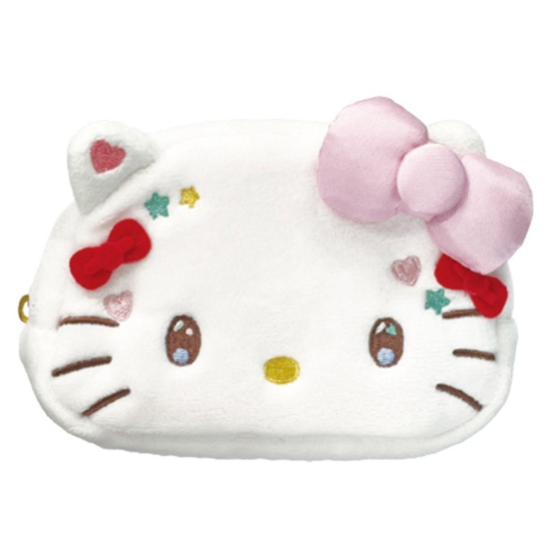 Morimotosangyo Hello Kitty 50th Boa Mirror Pouch