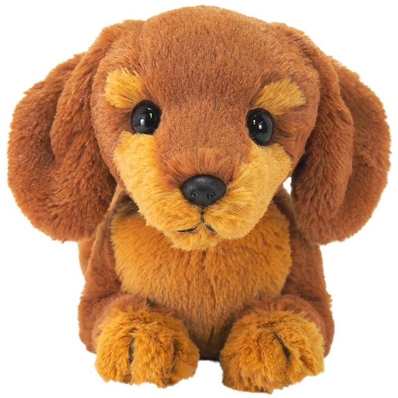 Sunlemon Plush Doll Hiza Wanko Miniature Dachshund (Red Brown)