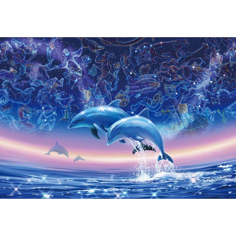 Beverly Jigsaw Puzzle 83-041 Glow in the Dark The Sea of Mythology (300 Pieces)