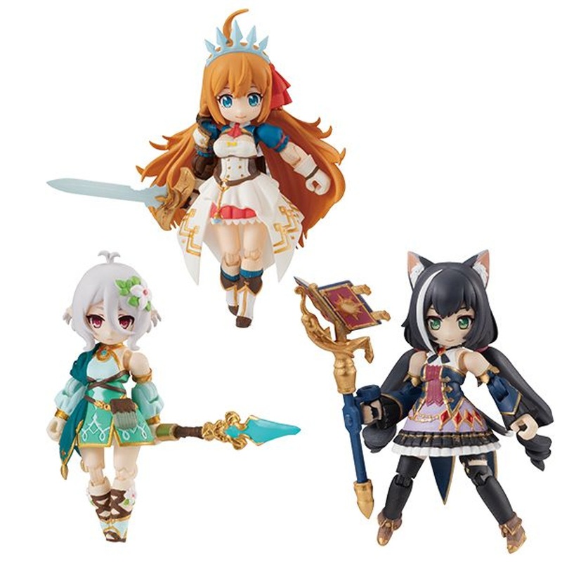 Megahouse Desktop Army Princess Connect! Re:Dive Collaboration Figure 3Pack Box