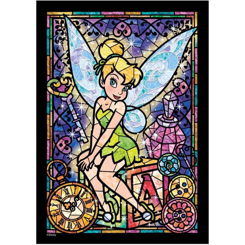 Tenyo Japan Jigsaw Puzzle DSG266-757 Stained Art Disney Tinker Bell (266 Pieces)