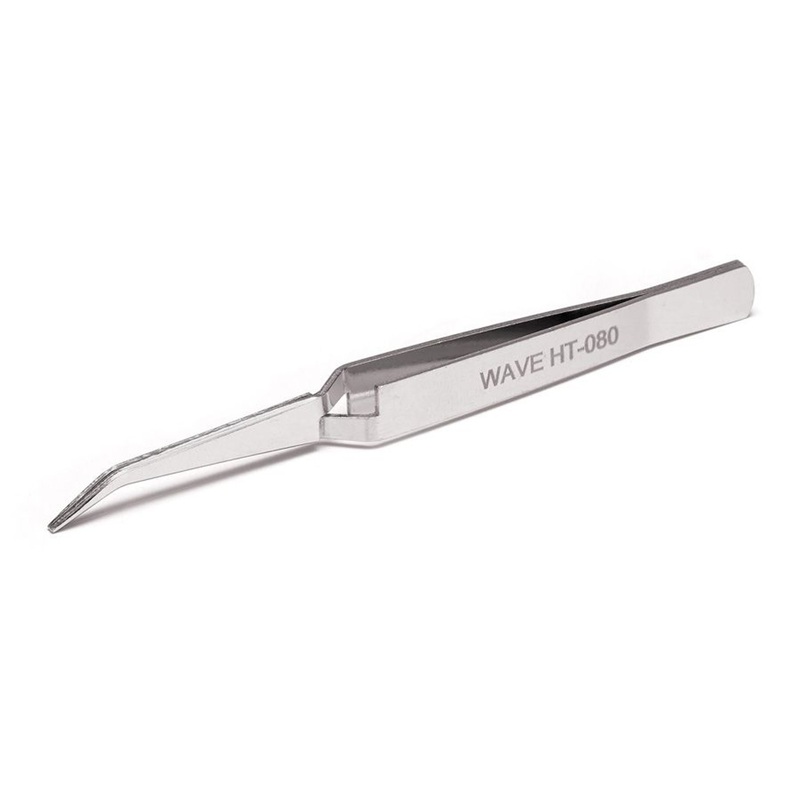 Wave HT080 HG Reverse Action Tweezers Gooseneck Type