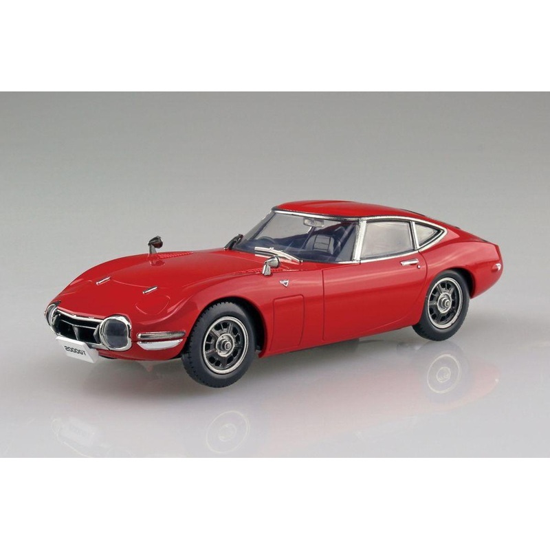 Aoshima 1/32 TOYOTA 2000GT (Solar Red) Plastic Model (Snap Kit)