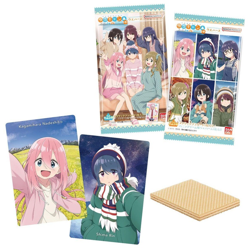 Bandai Candy Laid-Back Camp SEASON 3 Metallic Card Collection 20pcs Box