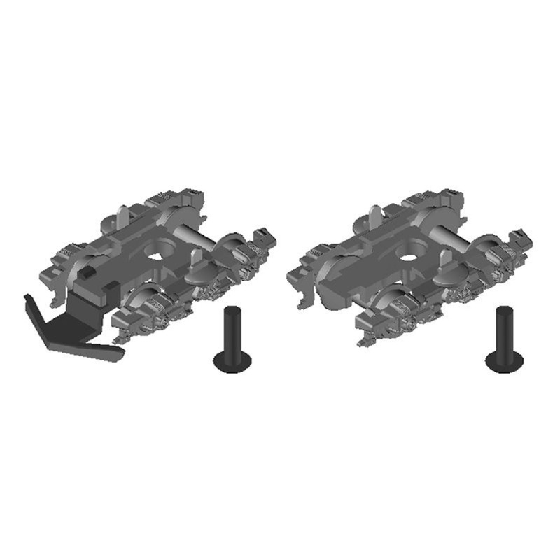 Kato Parts 6069SD Truck Set (Bogie) DT201 For KIHA 201-100 (N scale) ASSY