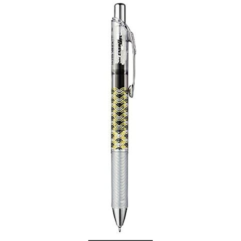 Pentel Energel Japan Series Seigaiha Ballpoint Pen 0.5mm (Black)