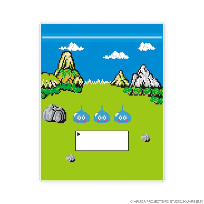 Square Enix Dragon Quest Stationery Shop Zipper Bag Dot Design