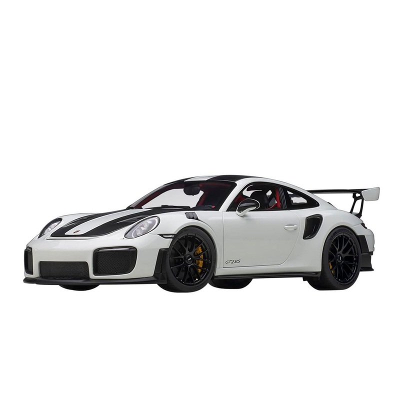 AUTOArt 1/18 Porsche 911 (991.2) GT2 RS Weissach Package (White/Carbon) Finished Model