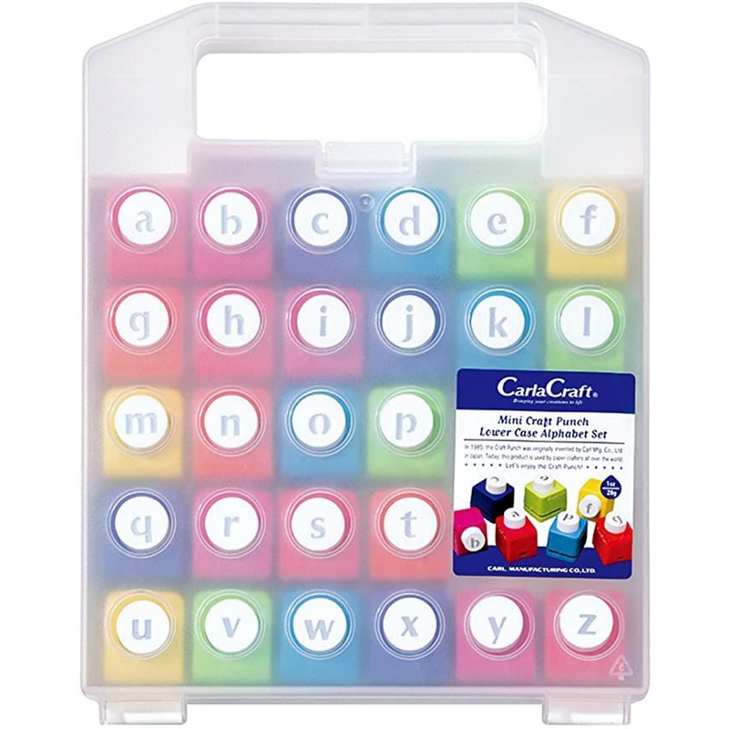 Mini Craft Punch Lowercase Alphabet Set