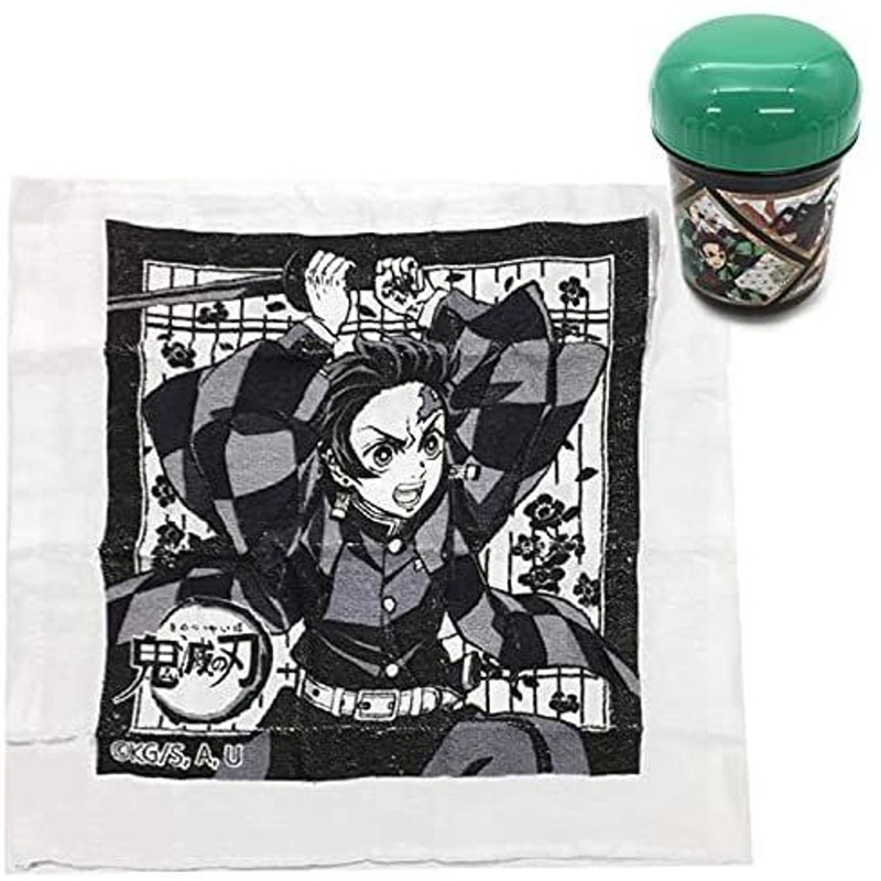 OSK Demon Slayer: Kimetsu no Yaiba Lunch Hand Towel with Case