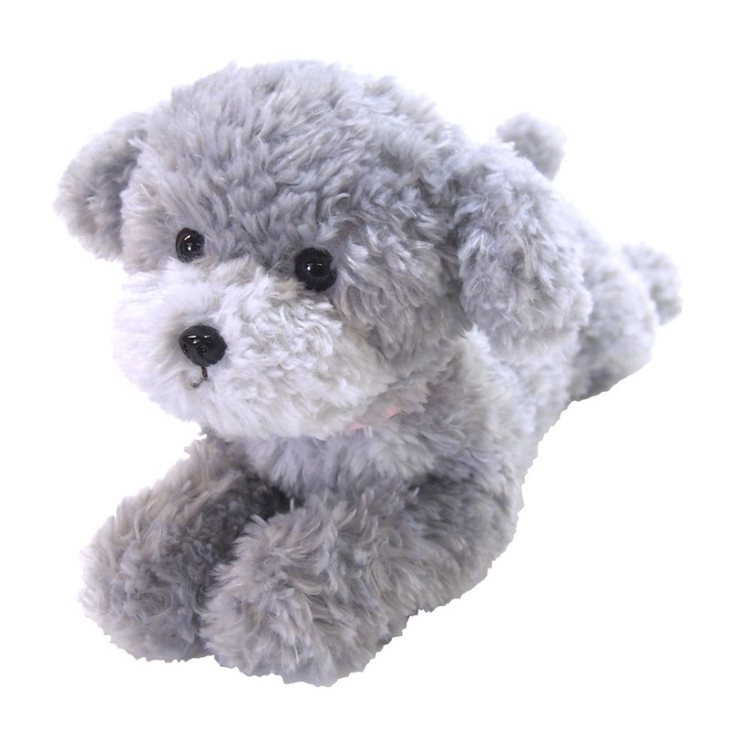 Sunlemon Hiza Wanko Plush Doll Toy Poodle (Gray) TJN