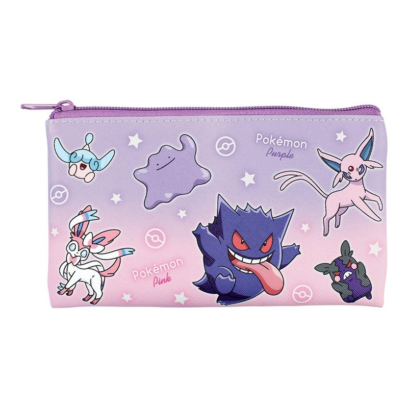 T’s Factory Pokemon Flat Multi Pouch Gradation Purple And Pink
