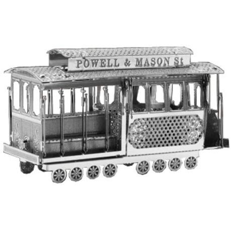 Tenyo Metallic Nano Puzzle T-MN-02 San Francisco Cable Car