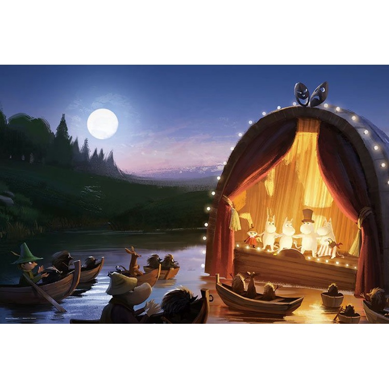 Yanoman 10-1406 Jigsaw Puzzle Moomin and the Golden Tail (1000 Pieces)