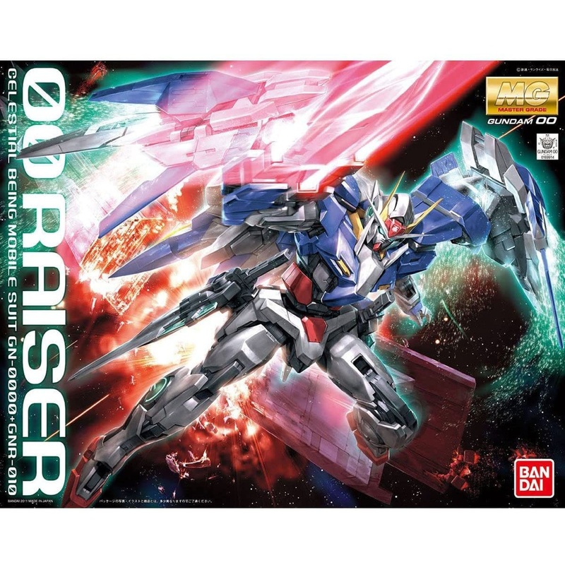 Bandai MG 1/100 GN-0000 + GNR-010 00 Raiser Plastic Model