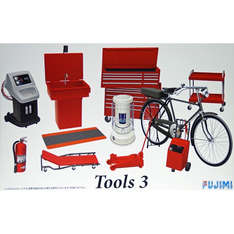 Fujimi Garage & Tool Series 1/24 Tools No.3 Plastic Model