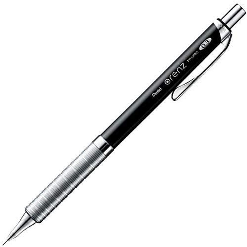 Orenz Metal Mechanical Pencil 0.3mm (Black)