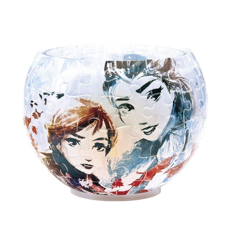 Yanoman 3D LED Lamp Shade Puzzle 2201-26 Diney Frozen 2 (80 Pieces)