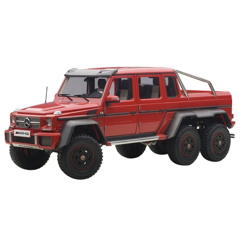 AUTOArt 1/18 Mercedes-Benz G63 AMG 6×6 (Red) Finished Model