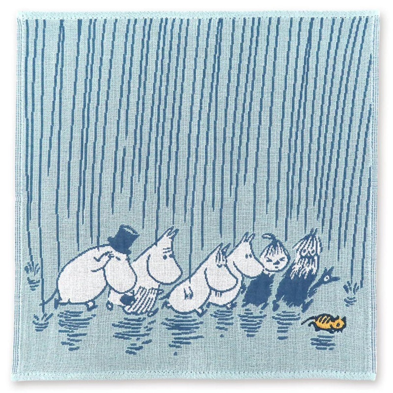 Moomin Triple-Layered Gauze Handkerchief Rain