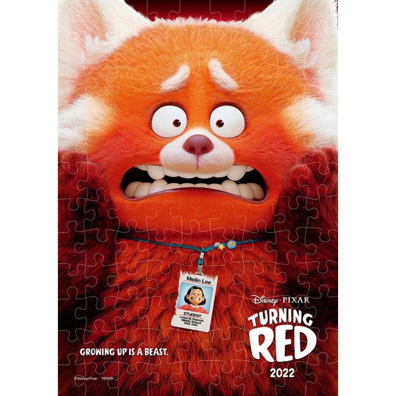 Tenyo D108-020 Jigsaw Puzzle Disney Turning Red (108 Pieces)