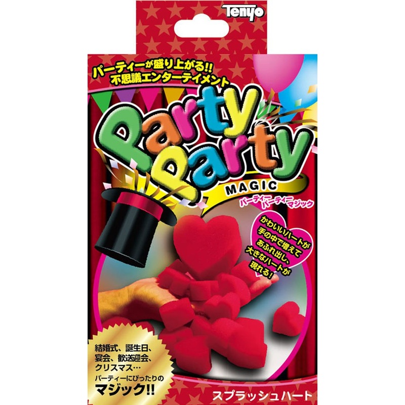 Tenyo Japan 116791 Party Party Magic Splash Heart (Magic Trick)