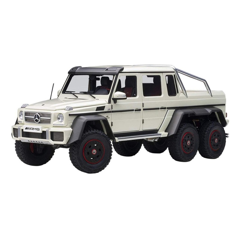 AUTOArt 1/18 Mercedes-Benz G63 AMG 6×6 (Pearl White) Finished Model