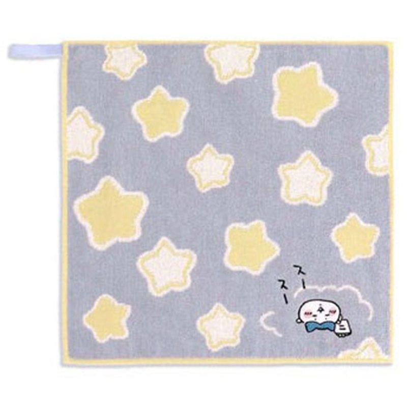 Towel Museum Chiikawa Wash Towel with Loop / Suyaa Blue