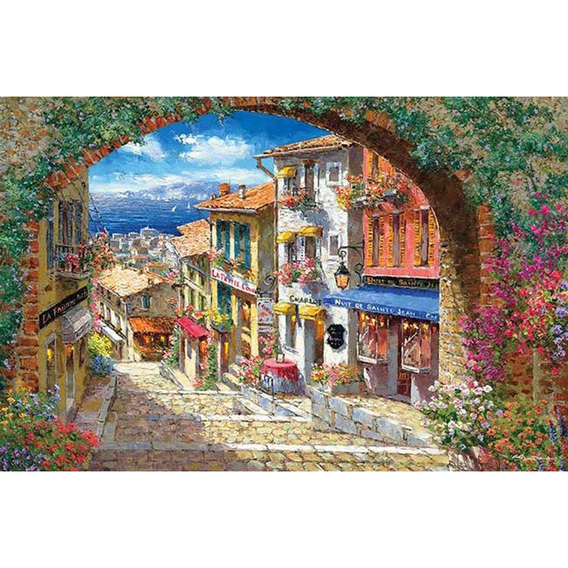 Appleone 1000-875 Jigsaw Puzzle Wind of The French Riviera (1000 Pieces)