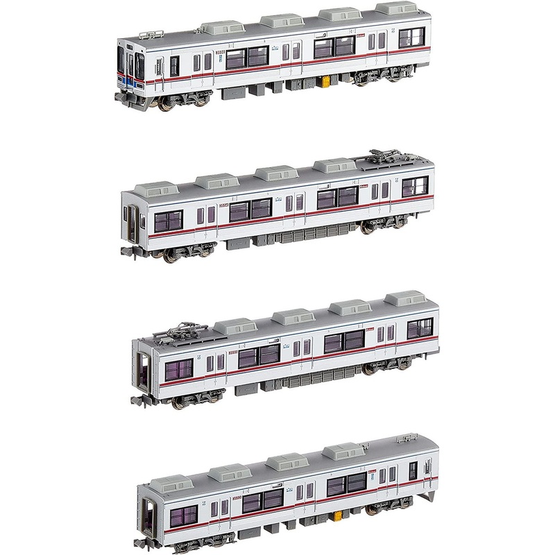 Microace A6043 Keisei Type 3500 Renewal Car Single Arm Pantograph 3556F 4 Cars Add-on Set (N Scale)