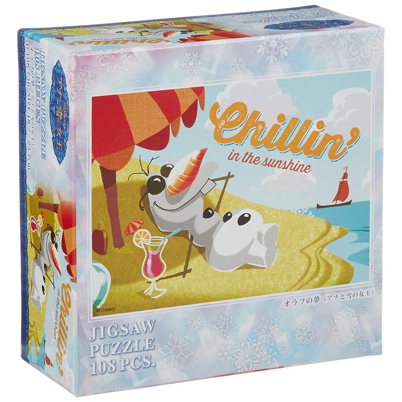 Tenyo Japan Jigsaw Puzzle D-108-756 Disney Frozen Olaf (108 Pieces)