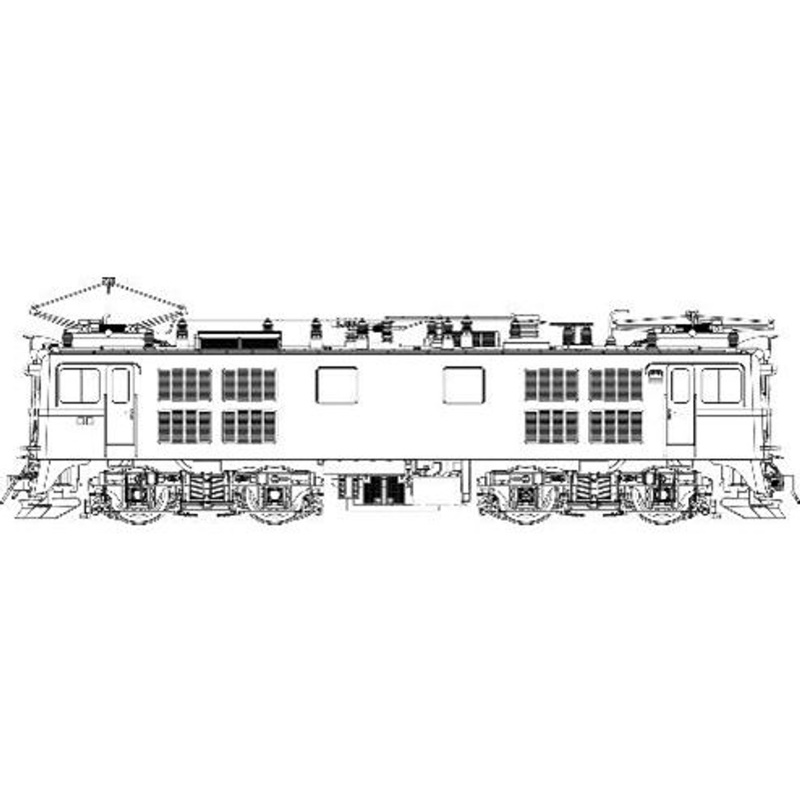 Tramway TW-ED71-1SA JNR Electric Locomotive ED71 1st Mass Production Type (1 Headlight) (HO scale)