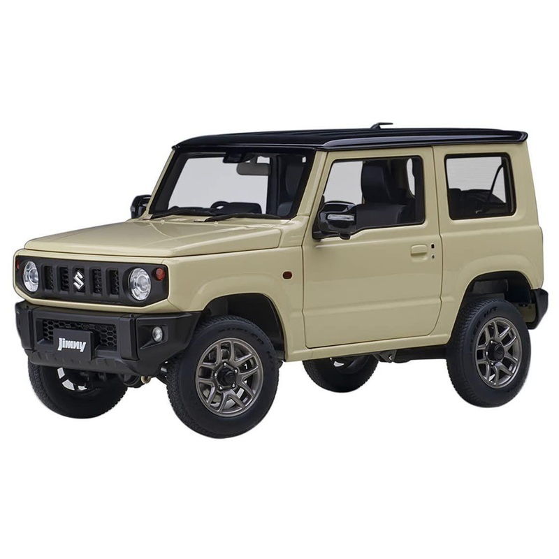 AUTOArt 1/18 Suzuki Jimny (JB64) (Ivory Metallic/Black Roof) Finished Model